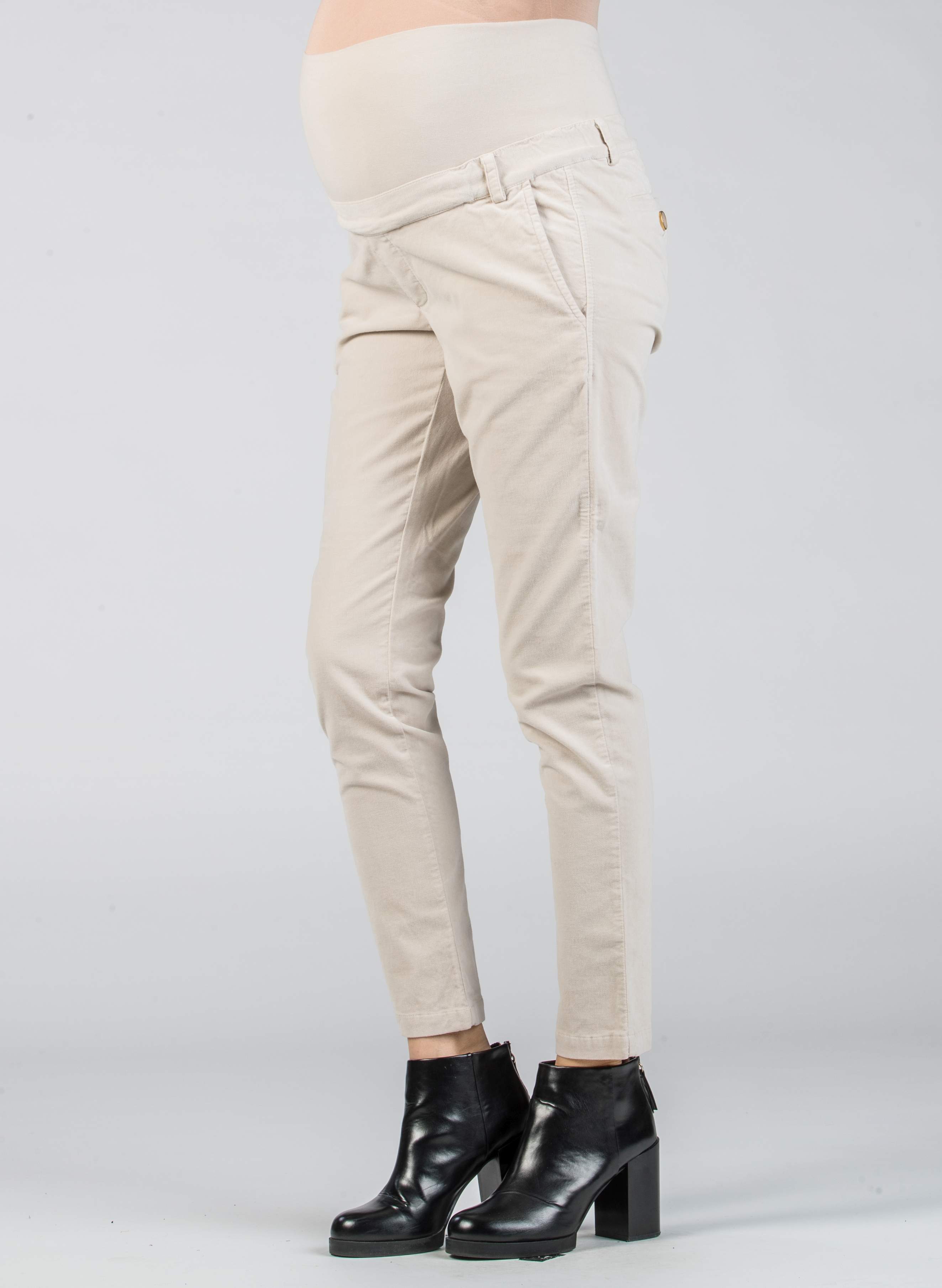 Maternity Velvet Chino Trousers 