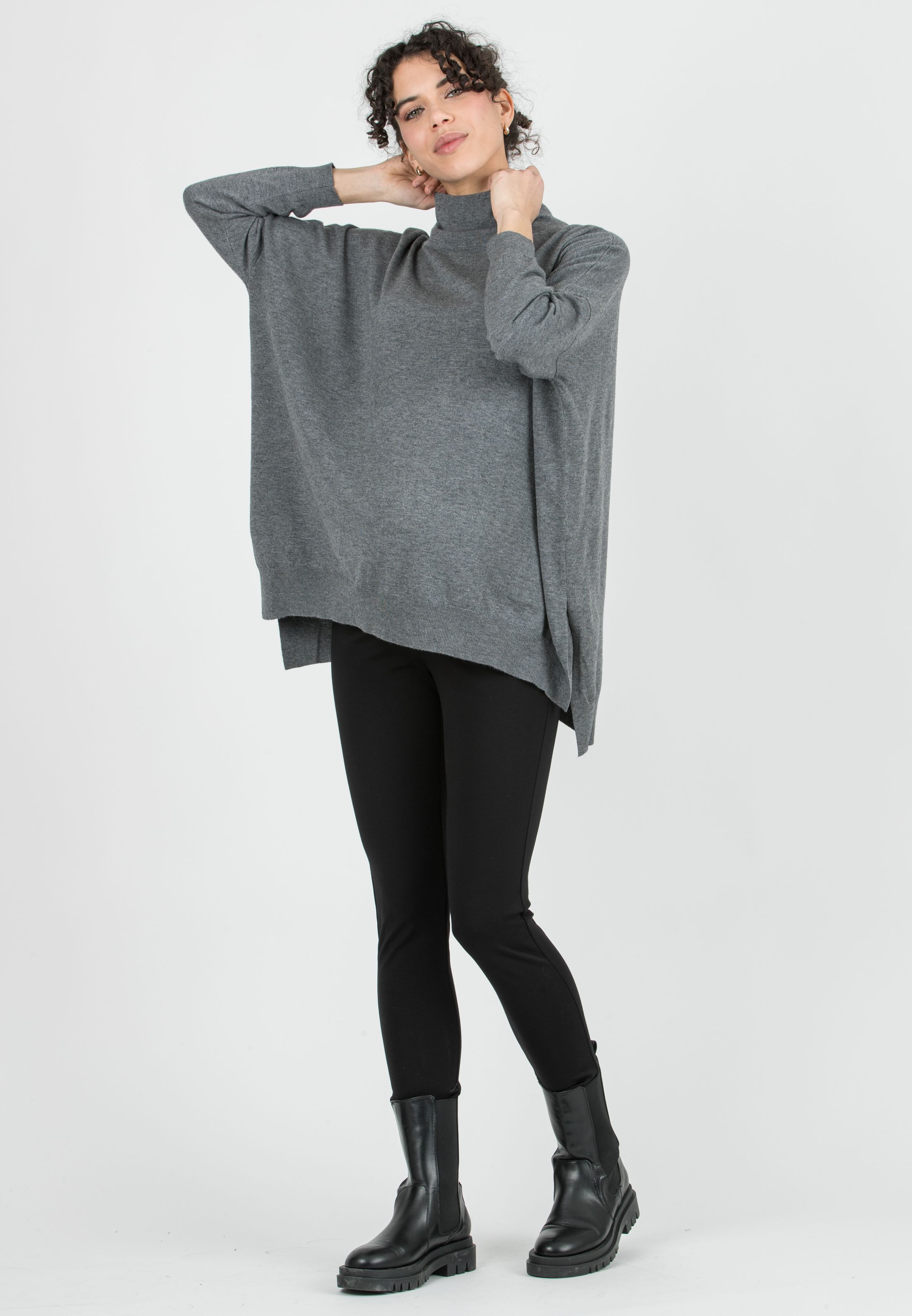 Attesa Maternity CARINA - Oversized Maternity Jumper with Buttons