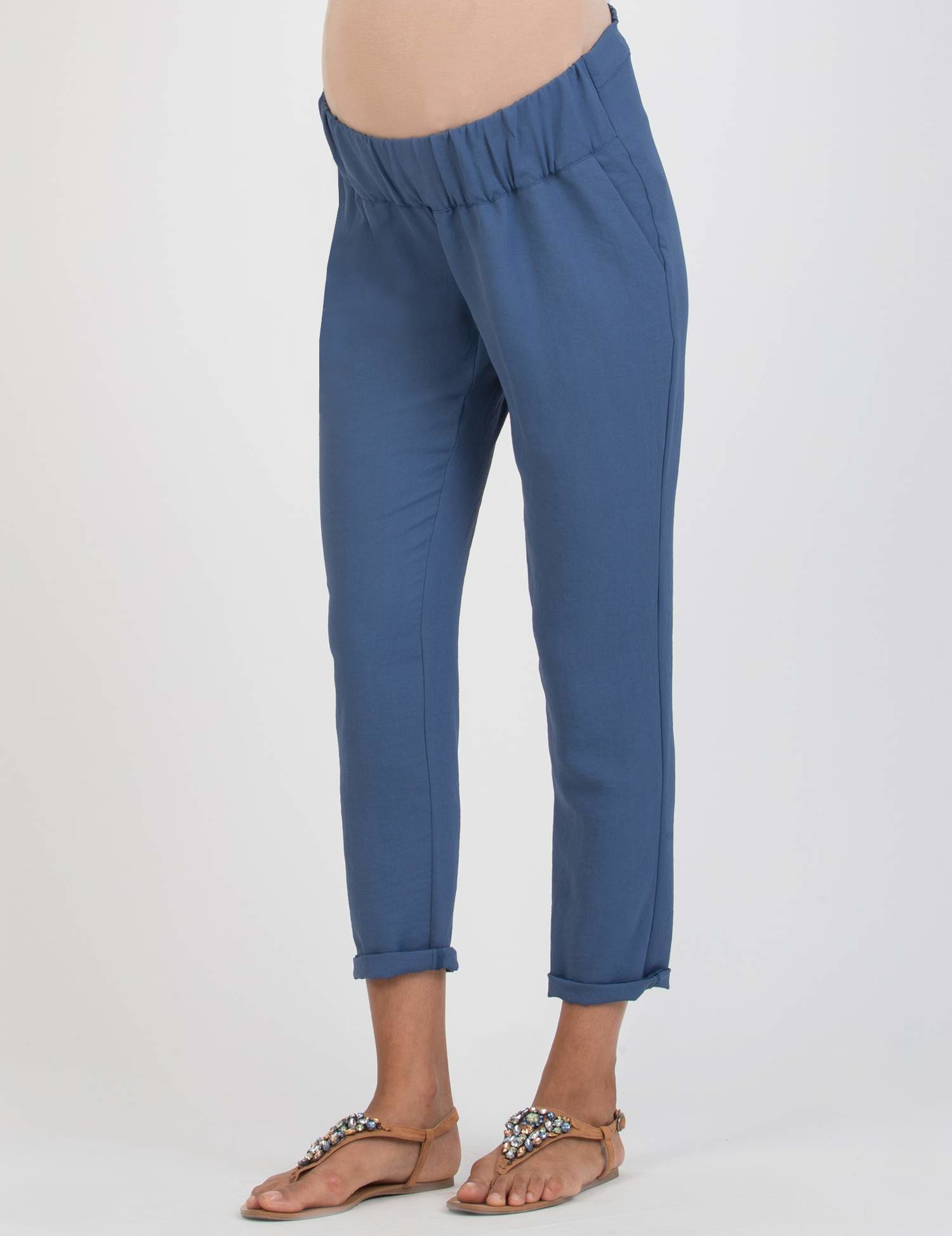 Pantaloni \u0026 Leggings - Pantalone Premaman Jogger in Tela | Attesa Maternity