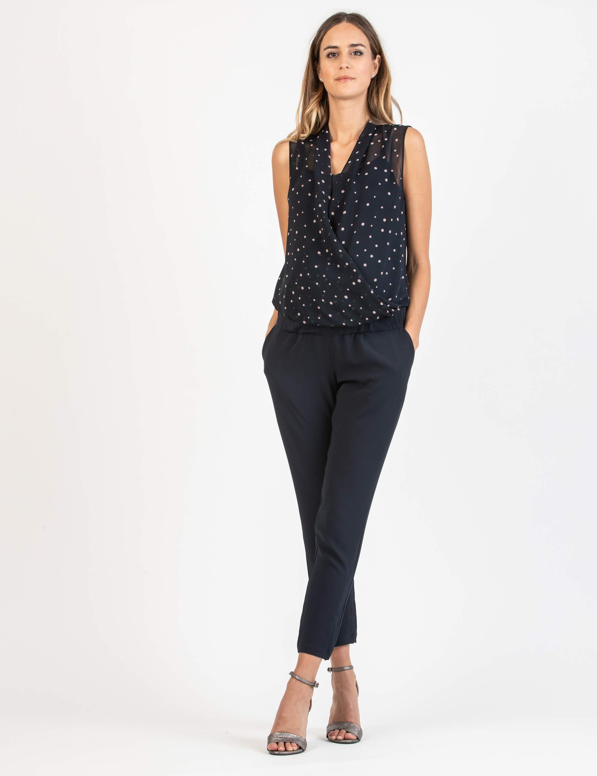Saldi \u0026 Offerte - Tuta Premaman \u0026 Allattamento con Top in Chiffon e Crêpe |  Attesa Maternity