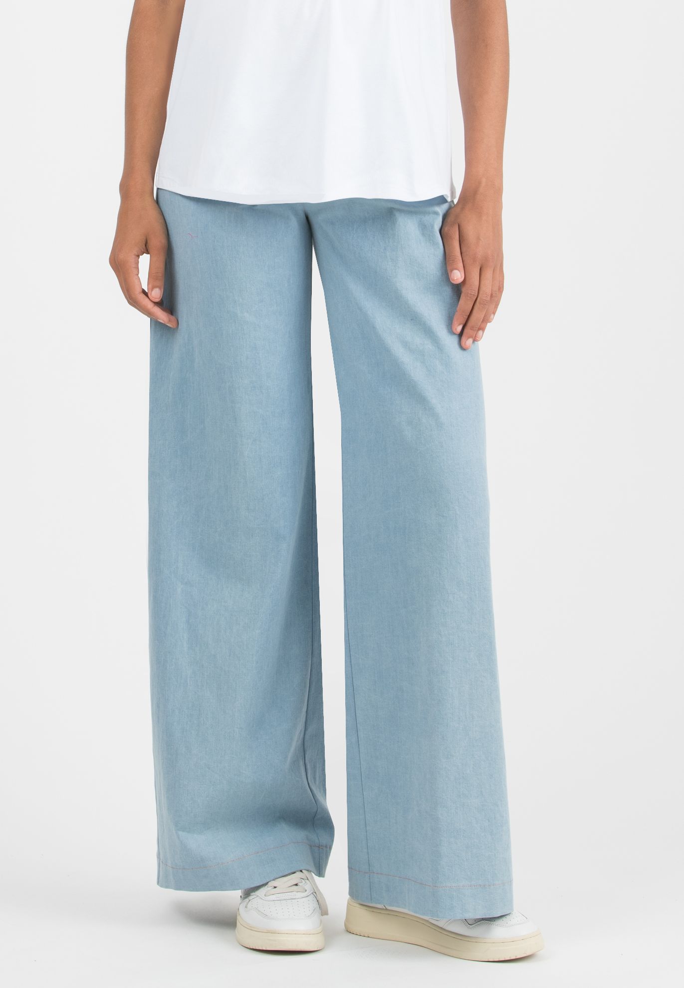 Jeans Premaman Stile Dad Con Cintura Regolabile E Tasche – Taglia Corta, Vita A Costine Elastiche, Effetto Snellente, Look Casual Per Tutta La Gravidanza